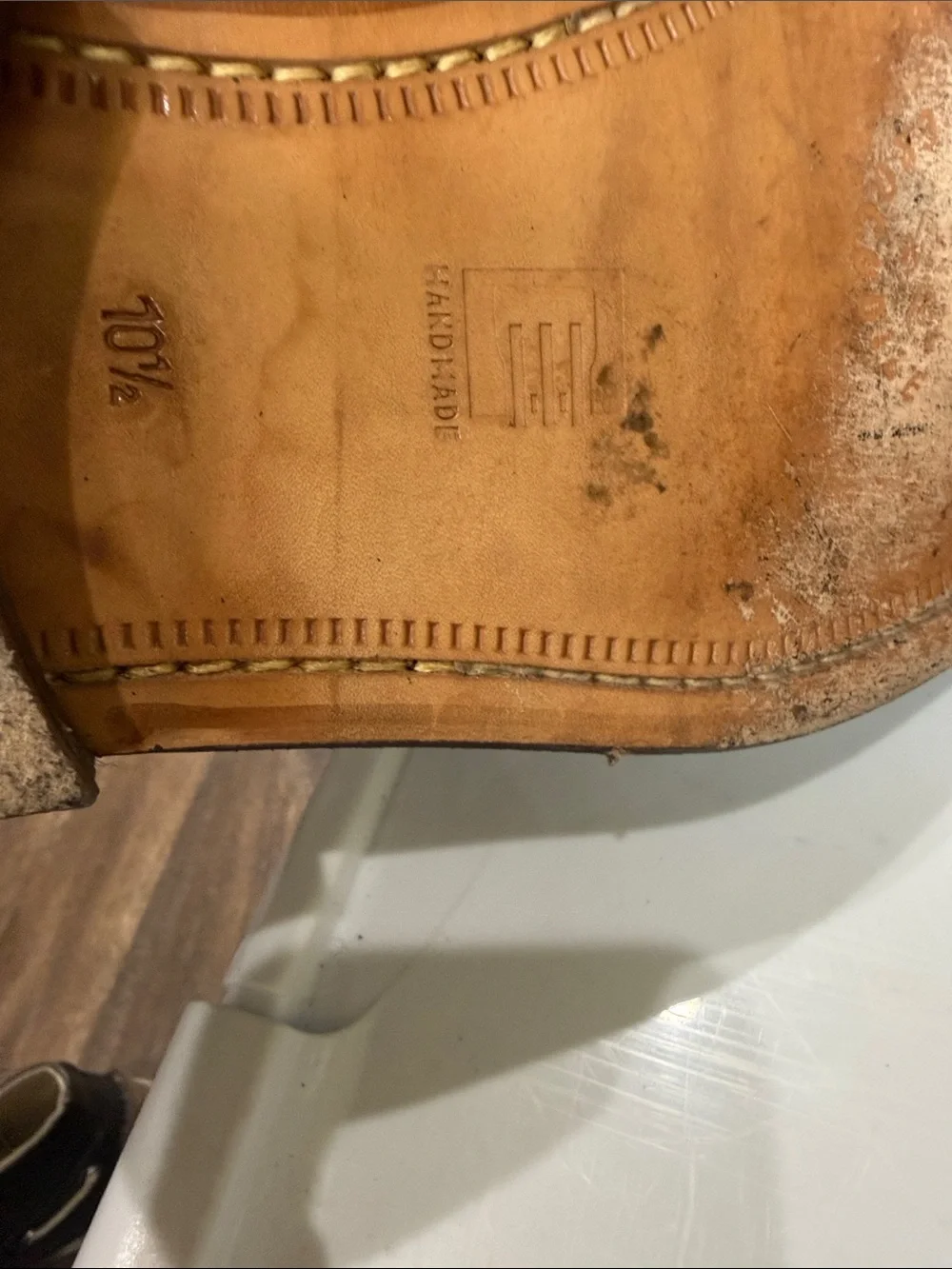 Brown Croc-Texture Lace-Up Derbys - Men's Dress Shoes